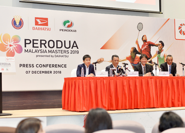 PERODUA & DAIHATSU sponsors MALAYSIA MASTERS 2019 for 