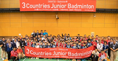 Indonesia・Japan・Malaysia 3 Countries Junior Badminton